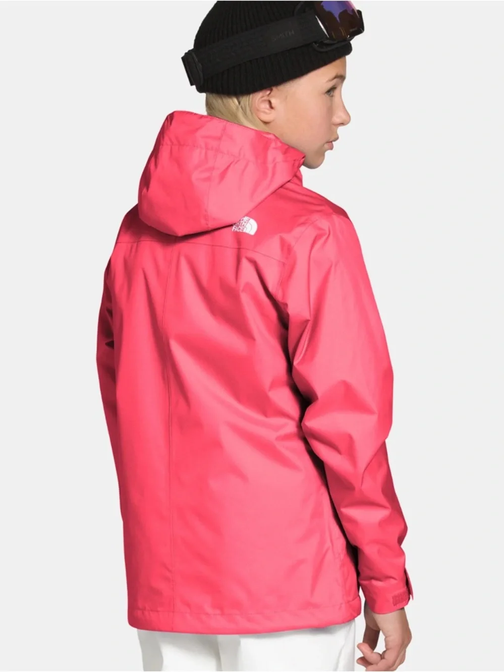The North Face Mountain View Triclimate Youth Pink Hooded Jacket - Picture 2 of 9